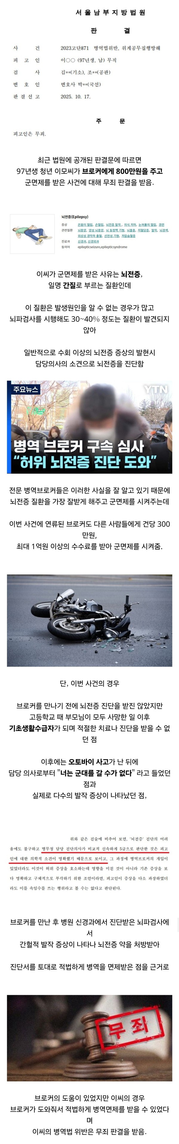 브로커한테 800만원 주고 군면제 받은 청년.jpg